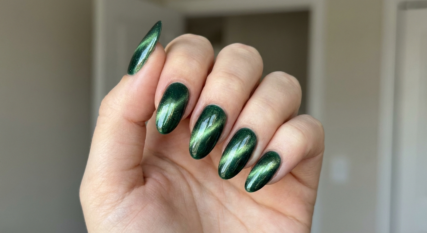 Маникюр «Кошачий глаз» 2025: дизайн ногтей и тренды нейл-арта