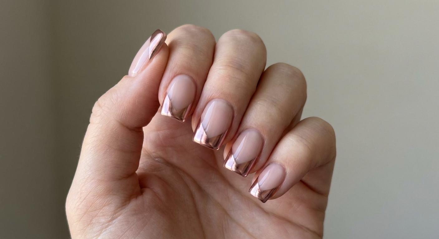 Современный французский маникюр